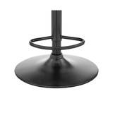 Dax Backless Faux Leather Adjustable Bar Stool