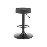 Dax Backless Faux Leather Adjustable Bar Stool