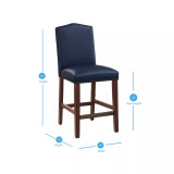 Carteret Leather Counter Stool