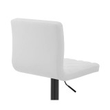 Duval Adjustable Faux Leather Swivel Bar Stool