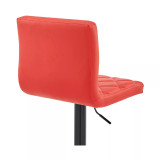 Duval Adjustable Faux Leather Swivel Bar Stool