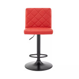 Duval Adjustable Faux Leather Swivel Bar Stool