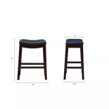 Belfast Saddle Counter Stool