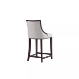 Fifth Avenue 19" Beech Wood Faux Leather Upholstered Counter Height Barstool