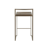 Fuji Wood Counter Stool, Set of 2