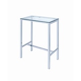 Augustas Bar Table with Glass Top