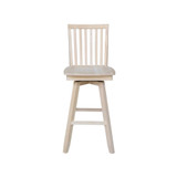 Mission Bar Height Stool with Swivel and Auto Return