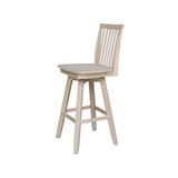 Mission Bar Height Stool with Swivel and Auto Return