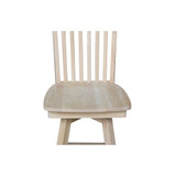 Mission Bar Height Stool with Swivel and Auto Return