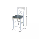 X-Back Counterheight Stool