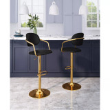 44" Steel, Polyurethane Gusto Bar Chair