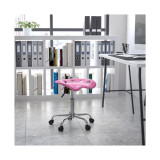 Vibrant Tractor Seat and Chrome Home/Office Stool