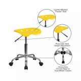 Vibrant Tractor Seat and Chrome Home/Office Stool