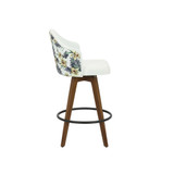 Ahoy Floral Counter Stool