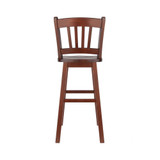 Fina 43.68" Wood Swivel Seat Bar Stool