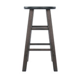 Home Decorative Element Counter Stools, 2-Pc Set, Oyster Gray