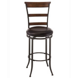 Cameron Swivel Ladder Back Bar Height Stool