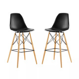 Pyramid Dining Side Bar Stool Set of 2