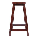 Home Decorative Saddle Seat 24" Stool, Single, RTA