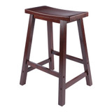 Home Decorative Saddle Seat 24" Stool, Single, RTA