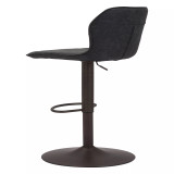 44" Steel, Polyurethane Vital Adjustable Base Bar Chair