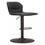 44" Steel, Polyurethane Vital Adjustable Base Bar Chair