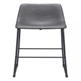 39" each, Set of 2 Steel, Polyurethane Smart Bar Chair