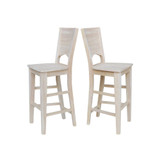 Canyon Collection Solid Back Bar Height Stool