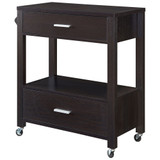 Kelaher 2-Drawer Serving Cart