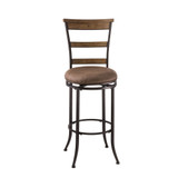 Charleston Swivel Ladder Back Bar Height Stool