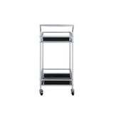 Lonnie Serving Bar Cart with Metal Frame