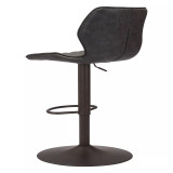 45" Steel, Polyurethane Seth Adjustable Base Bar Chair