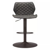 45" Steel, Polyurethane Seth Adjustable Base Bar Chair