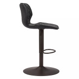 45" Steel, Polyurethane Seth Adjustable Base Bar Chair