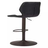 45" Steel, Polyurethane Seth Adjustable Base Bar Chair