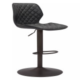 45" Steel, Polyurethane Seth Adjustable Base Bar Chair