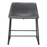 35" each, Set of 2 Steel, Polyurethane Smart Counter Chair
