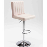 Yorkie Upholstered Modern Swivel Bar Stool, Set of 2