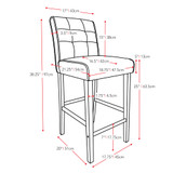 Antonio Tufted Counter Stool