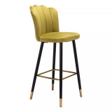 42" Steel, Polyester Zinclair Bar Chair