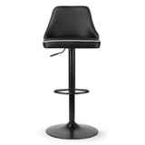 Set of 2 Alston Adjustable Height Swivel Bar Stool with Piping