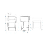 Embassy Barstool, Set of 2