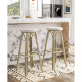 Livio 30" Patio Barstool, Set of 2