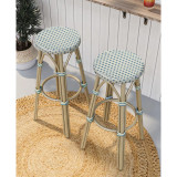 Livio 30" Patio Barstool, Set of 2