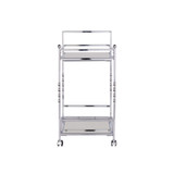 Ivers Metal Mirrored Bar Cart