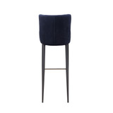 Etta Bar Stool Dark Blue