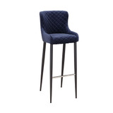 Etta Bar Stool Dark Blue