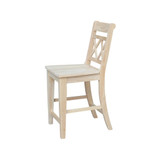 Canyon Collection Counter Height Double X-Back Stool