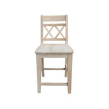 Canyon Collection Counter Height Double X-Back Stool