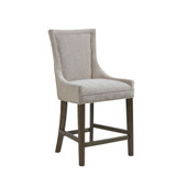 Ultra 25.5" Fabric Upholstered Counter Stool